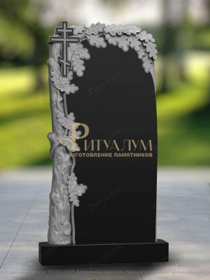 Памятник из гранита Дуб 37 — ritualum.ru Памятник из гранита Дуб 37 — ritualum.ru