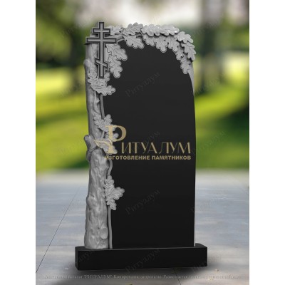 Памятник из гранита Дуб 37 — ritualum.ru